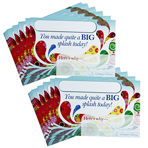 Teacher Postcards for Students, 50 Postcards, Motivational Thank You Cards from Teacher to Students