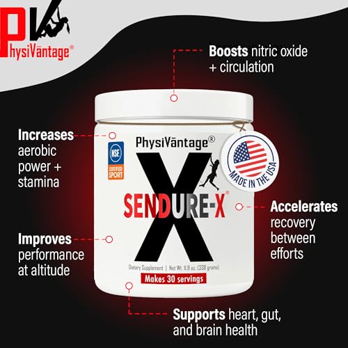 Image of Sendure-X Beetroot + Citrulline Powder - Caffeine-Free Pre-Workout - Boosts Blood Flow, Energy, VO2 Max, Endurance, Recovery - NSF Sport Certified, Peak Performance, Natural - 30 Servings Wild Berry
