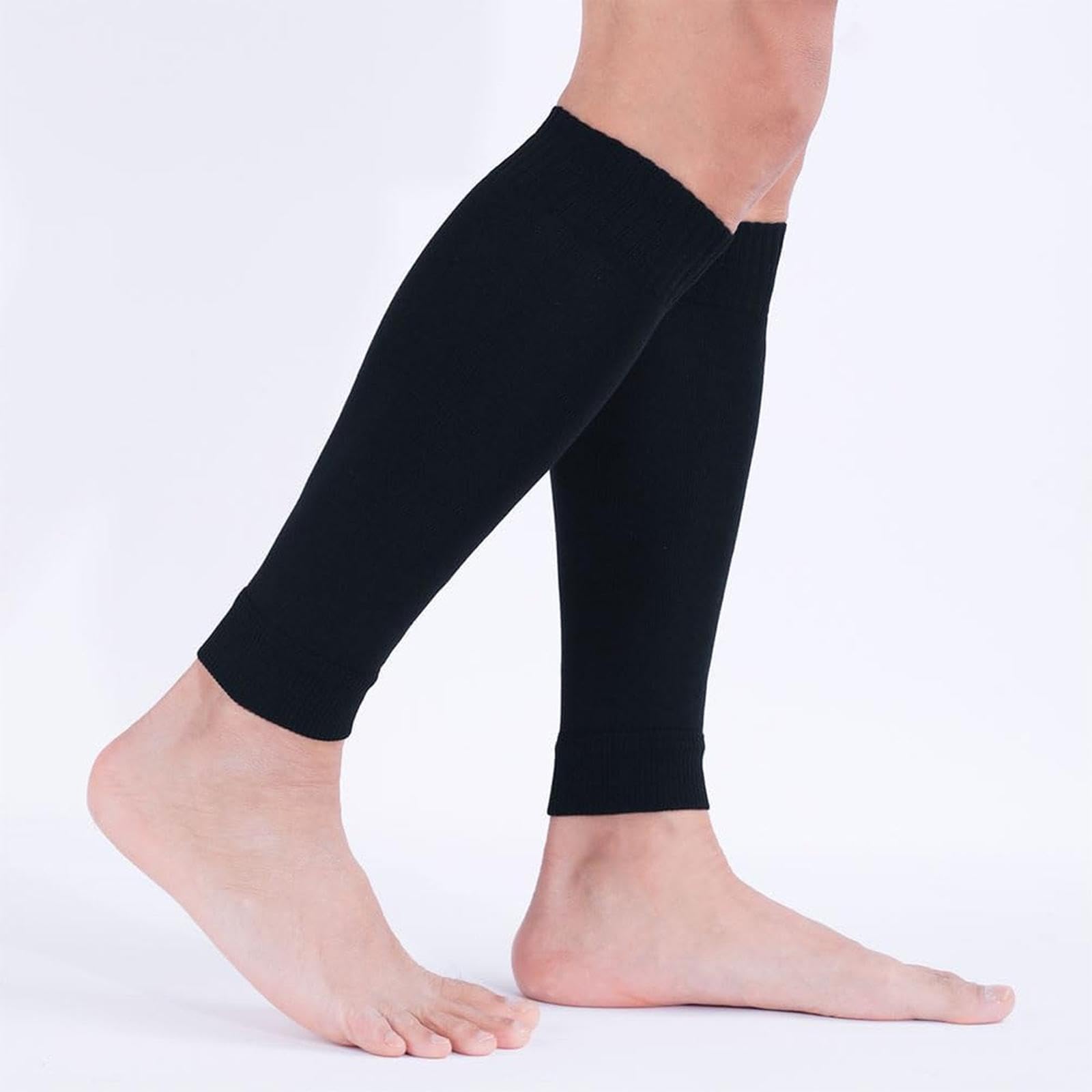 F Fityle Calcetines de fútbol antideslizantes con almohadillas, fáciles de usar, prácticos y multifuncionales, juego de equipo deportivo, espinilleras con, Negro