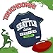 NFL Seattle Seahawks Dog T-shirt Small. - Licensed Shirt for Pets Team Colored with Team Logos- Premium Stretchable Materials for the comfort of your Dog & Cat