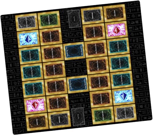 GuardMat - Classic 2-Players (Stitched Edges) - Master Rule Duel Field Zones - Playmat Compatible with YuGiOh - Play MTG, Magic The Gathering, LOTR, TCG - Original Handcrafted Art