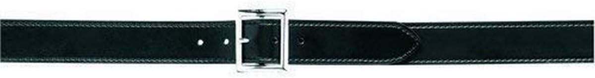 Bianchi 51-32-2: Garrison Belt W/Square Buckle, Plain, Black