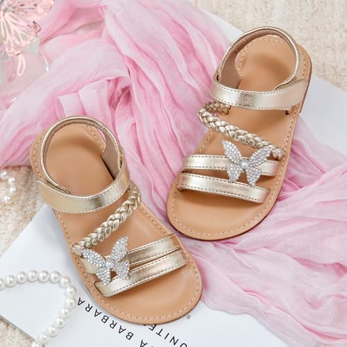 Image of GINFIVE Toddler Girls Sandals Girls Toddler Sandals Little Girls Kids Shoes