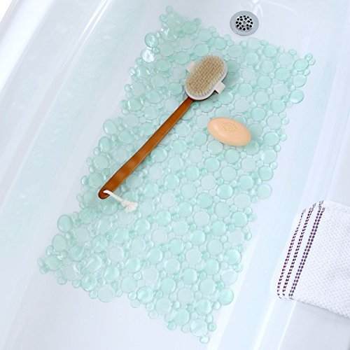 Buy Burst of Bubbles Bathtub Mat 17 X 30 (Light Green) by SlipX Solutions Online at Low Prices