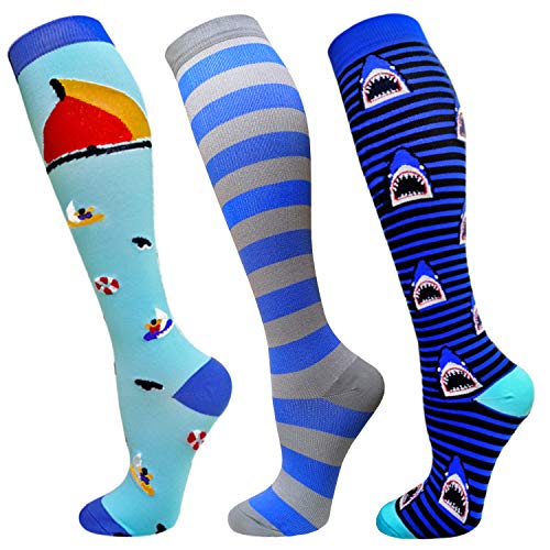 Compression Sock for Women & Men 20-30mmHg - Best Medical for Running, Athletic Sports, Crossfit, Fitness?L/XL)