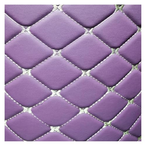 Tapis de coffre Benz Maybach GLS contre les rayures protection cuir sur mesure violet