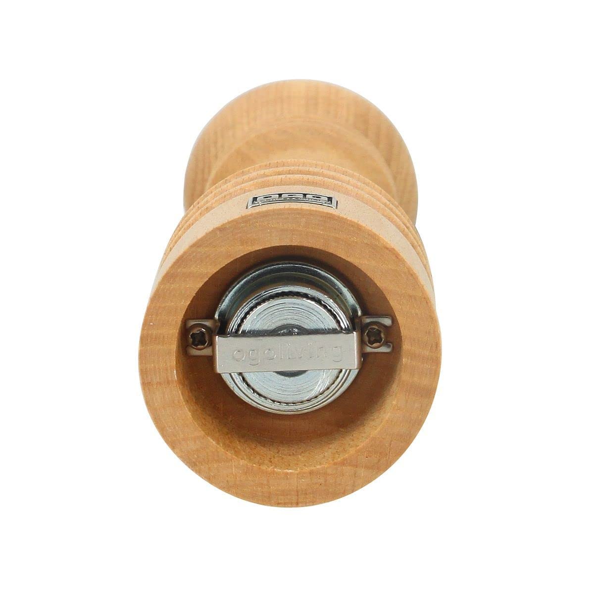 OGO PRO Macinapepe Professionale In Legno – 23 Cm – Macinino In Acciaio Al Carbonio