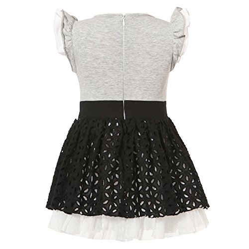 Richie House Girls' Sweet Dress with Layered Bottom 12M-4 RH17532