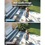 AOSU Security Cameras Wireless Outdoor - 3K 5MP Ultra HD, Home Security System, 240-Day Battery Life, Motion Detection, 166° Wide View, Night Vision, 32GB Local Storage, No Monthly Fee - Image 2