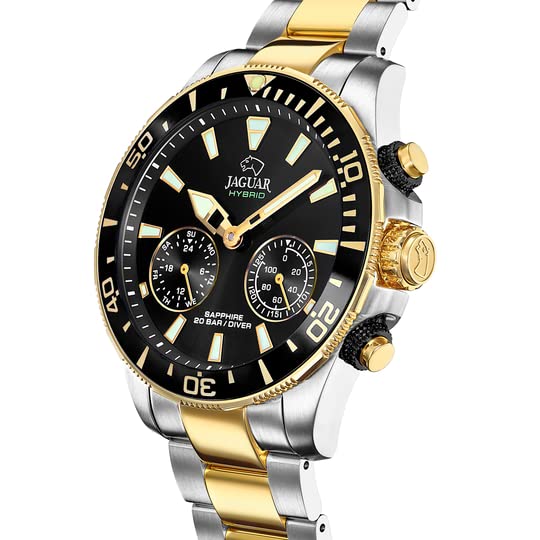 Jaguar Connected J889/2 chronographe homme étanche bracelet acier