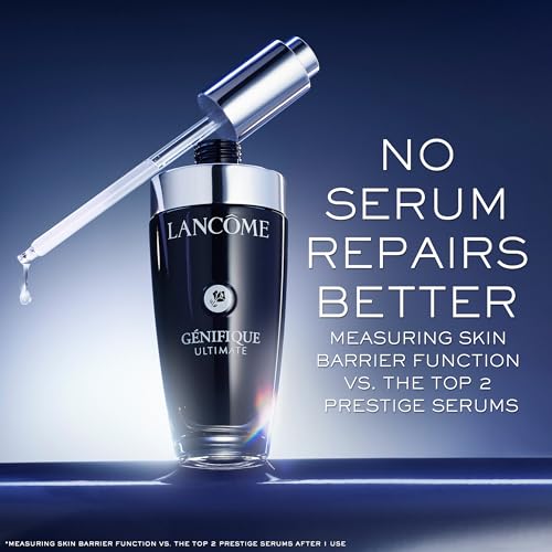 Lancôme Génifique Ultimate Dual Recovery Face Serum- Anti-Aging Serum Visibly Improves Fine Lines, Rough Texture, Plumpness and Even Skintone - with Beta Glucan and, Hyaluronic Acid - Image 3