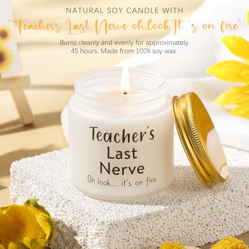 Image of UAREHIBY 9 PCS Teacher Appreciation Gifts for Women,Thank You Gift from Student with Tote Bag,Back to School End of Year Christmas Valentine Day Gift