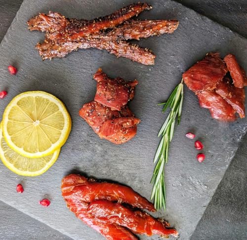 Smoked Salmon Gift Basket | Wild Caught Sockeye Salmon Candy & Nuggets Sampler Box | 2 lbs Gourmet...