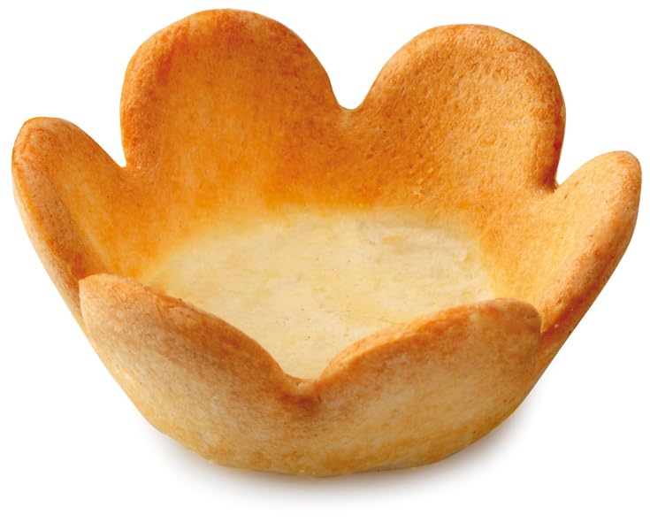 Ole Tapas - Mini Flower Savory Pastry Shells, 1.65" Diameter x 0.39" Height, 240 Pieces - Light, Crispy, Neutral Flavor