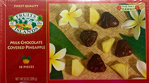 Fruits of the Islands Hawaiian Milk Chocolate Covered Pineapple Pack of 3 Boxes image 4