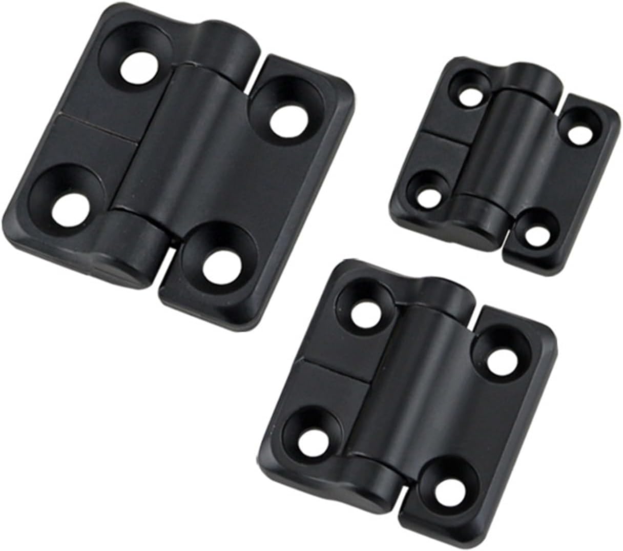 Zinc Alloy Square Damping Hinge Arbitrary Angle Positioning Type with Conical Hole Flat Torque Industrial Equipment 1Pcs(60-1.4N.m-Damped)