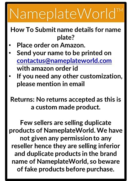 NameplateWorld Silver Engrave Desk Nameplate Symbol 2