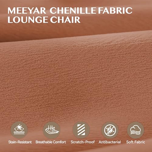 Sillón lounge peluche naranja miniatura 7