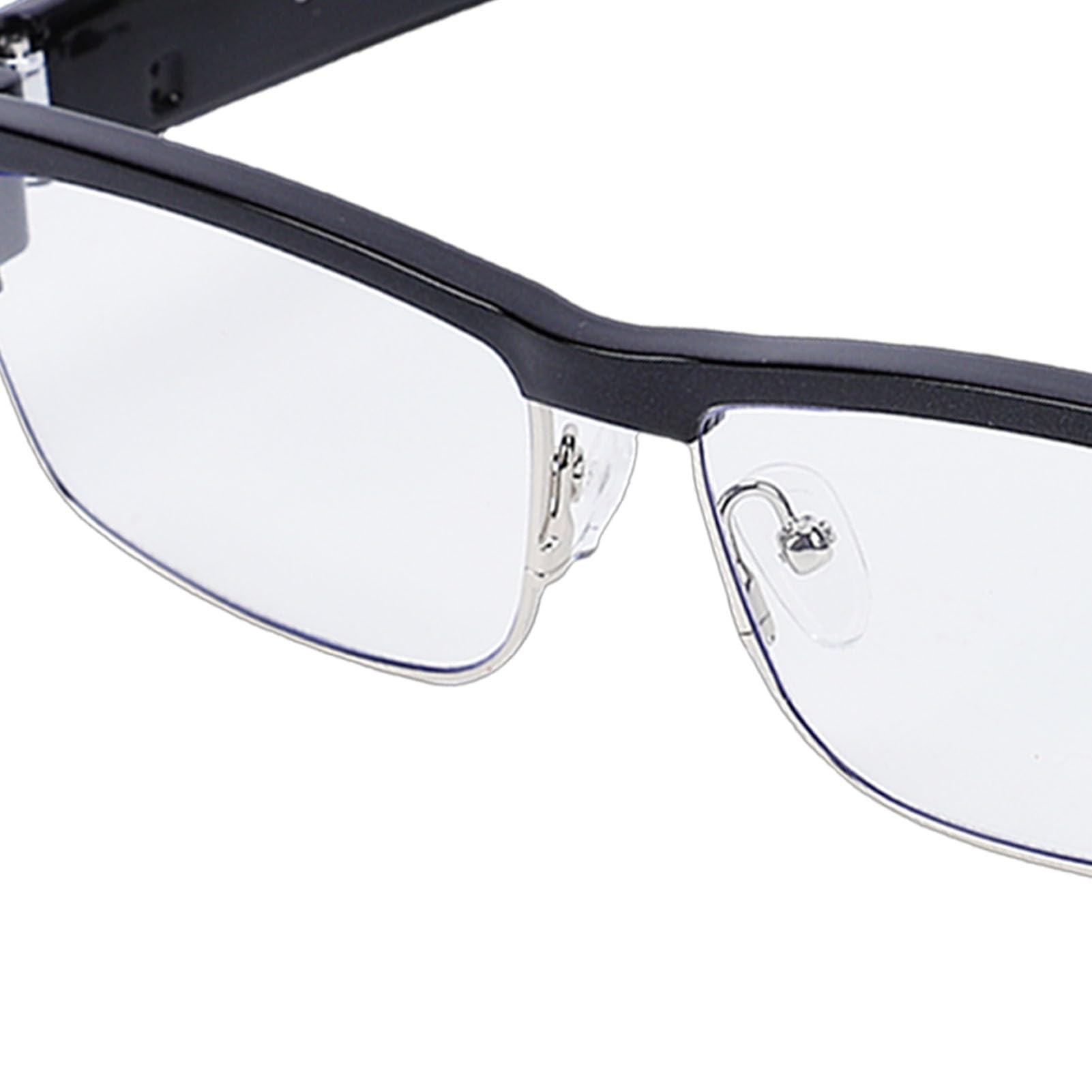 Asixxsix Inteligentne okulary AI, okulary tłumaczące 1200P z aparatem 32 MP, podwójnym mikrofonem z redukcją szumów, inteligentne chroniące przed niebieskim światłem