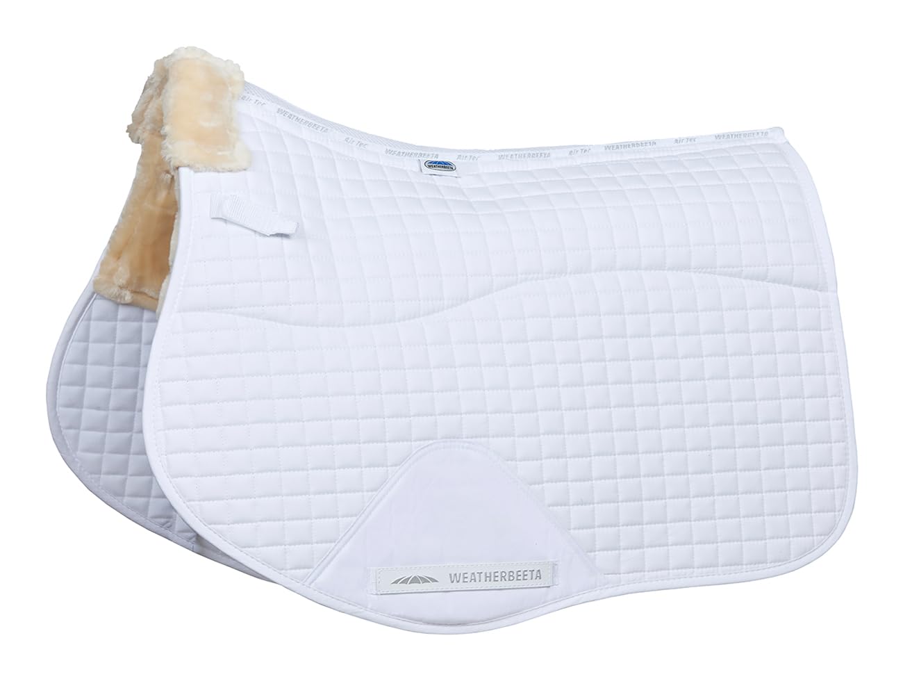 WeatherBeeta Prime Comfy Fleece All Purpose Saddle Pad, White, Pony