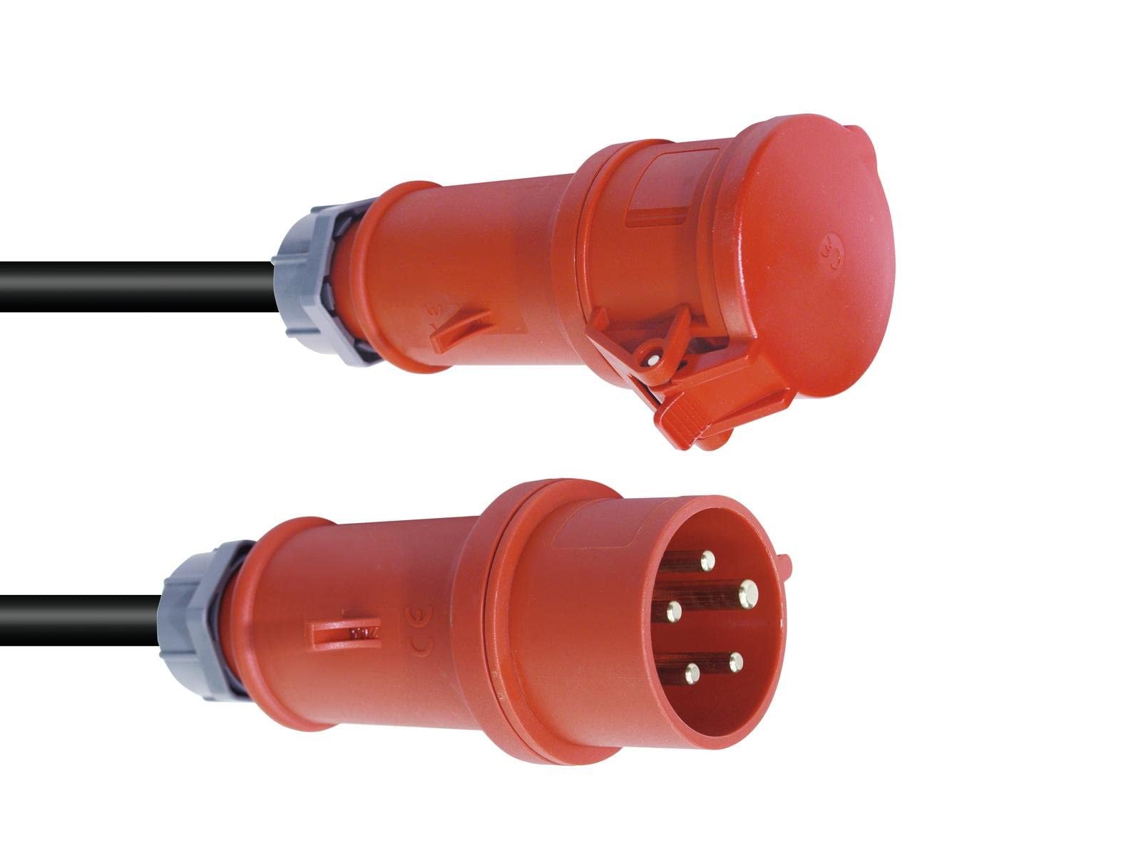 PSSO CEE extension 32A 5x6 25m red
