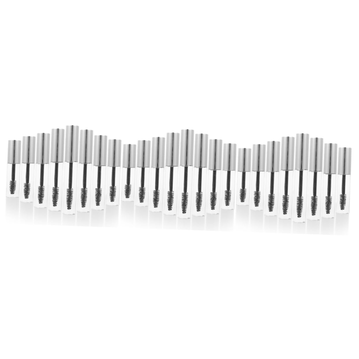minkissy 3 Set Di Mascara Biologico Per Ciglia Tubo Vuoto Da 10 Ml Ricaricabile Per Strumenti Cosmetici 8 Pezzi * 3