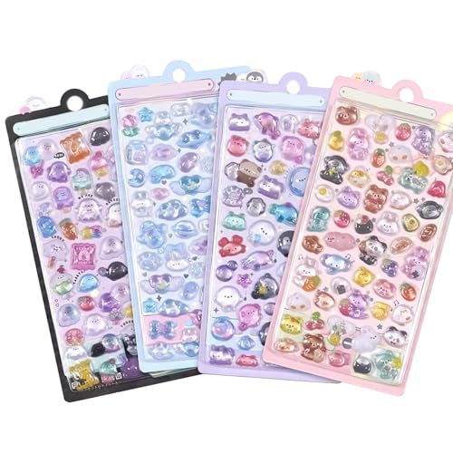 KASELIN 3d�V�[�� ���̃V�[�� 4���Z�b�g�Ղ��Ղ� ���� �L���L���� ���̎q �f�R�V�[�� �؍� �q�� ��e�� �\��t���\ �g�ѓd�b����p �X�}�z�P�[�X �蒠 diy ���蕨 ��|�p�i