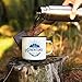 Adventure Enamel Camping Mug - 2 Pack LARGE 16oz of Love, Morning Coffee Mug - (455ml) Tin Cup Campfire Mug For Outdoors, Breakfast Wanderlust Travel Cup For The Happy Camper!