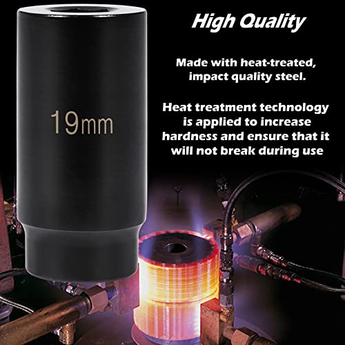 Harmonic Balancer Socket Tool 77080 19 Mm Crank Bolt Socket For Honda, 3 Times Momentum Power Of Standard Impact Sockets #TOP5