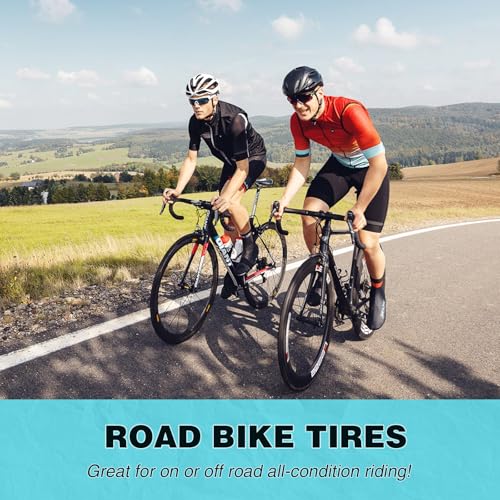 ZUKKA 700C Bike Tires 700×28C/32C/ 35CRoad Bike Tire with 2