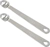 2PCS 18 Teaspoon18tsp, Dash Single Tiny Measuring Spoon, Small Individual Stainless Steel Measure Spoons Only