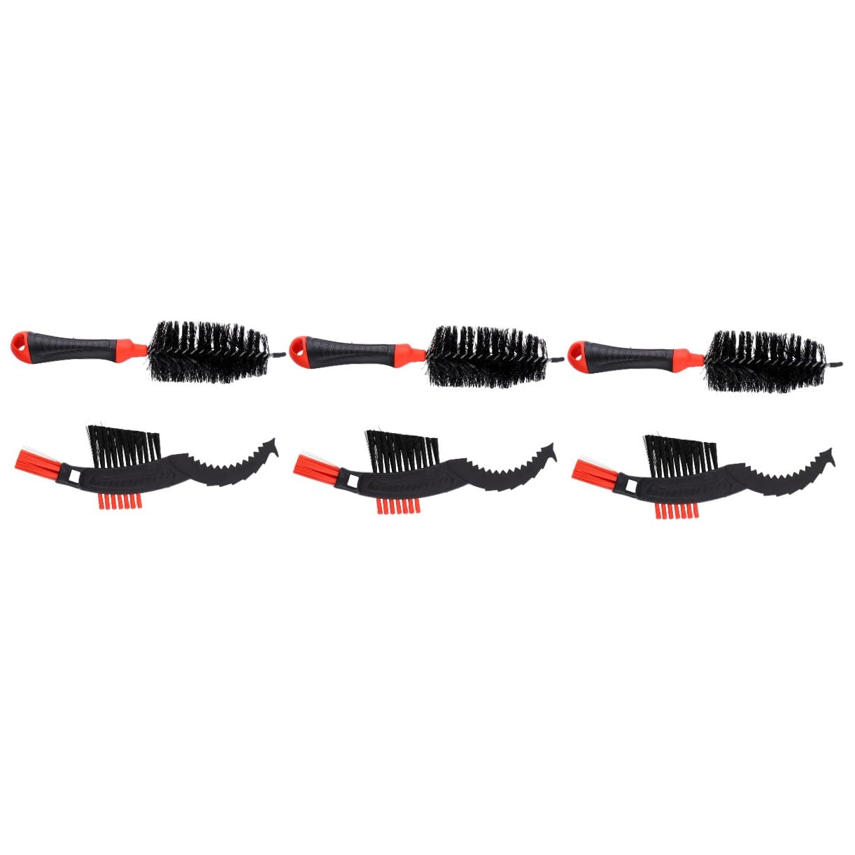 Toyvian 3 set Set Di Spazzole Per Pneumatici Spazzola Per Catena Di Bicicletta Pulitore Per Catena Di Bicicletta Spazzola Per La Pulizia Della Di 2 pezzi*3