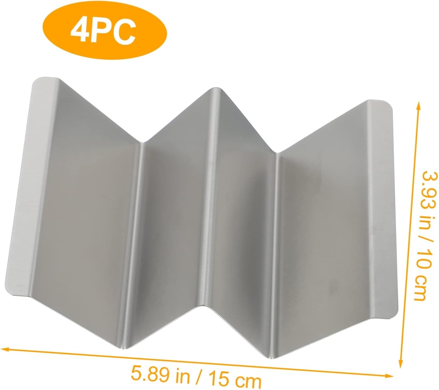 4pcs Stainless Steel Taco Rack Home Taco Rack Burritos Stands Dividers