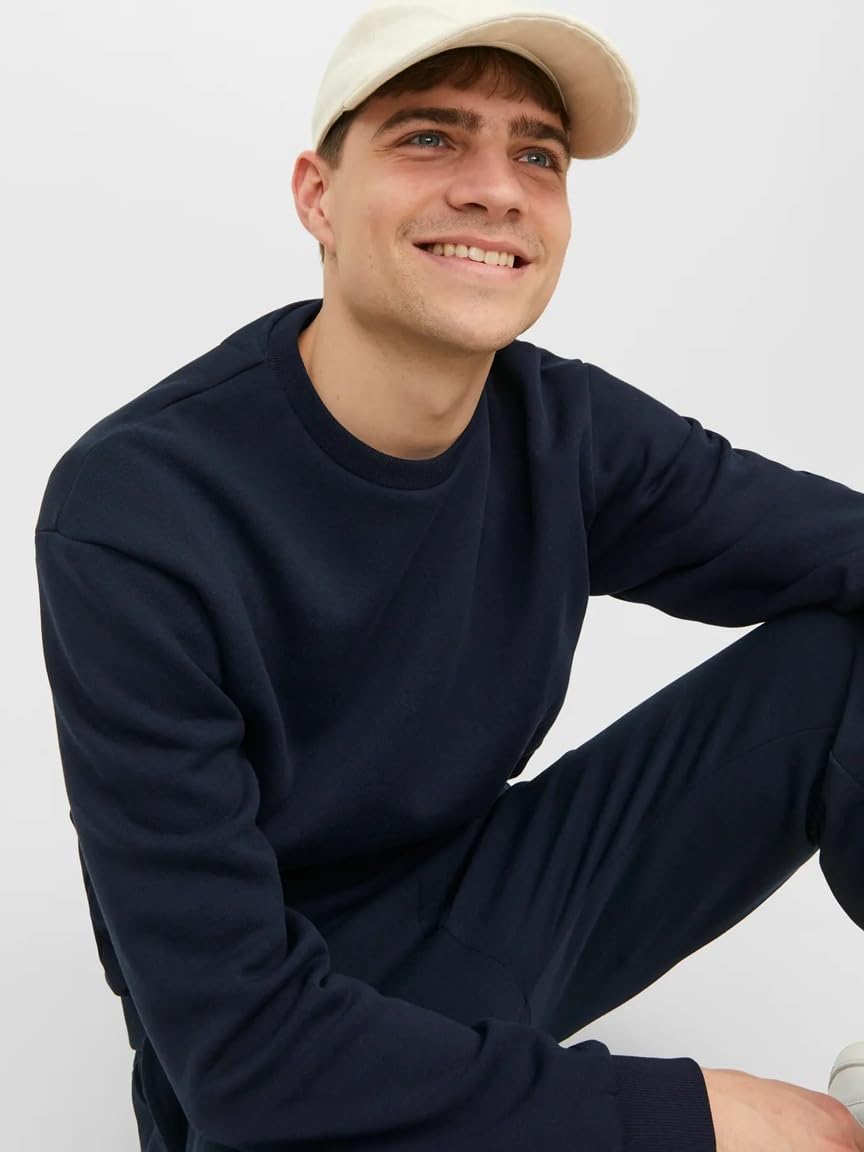 JACK & JONES Maglione Base a Manica Lunga Girocollo Pullover Monocromatico JJEBRADLEY von