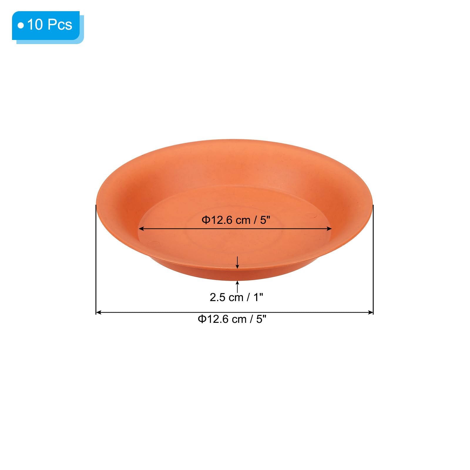 PATIKIL 7 Inch Plant Saucer Tray - Image 2