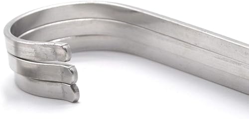 Miniatura 4 de Ganchos colgantes de metal en forma de S de acero inoxidable 304 resistentes para colgar, colgador de sartén de cocina de metal, estante de