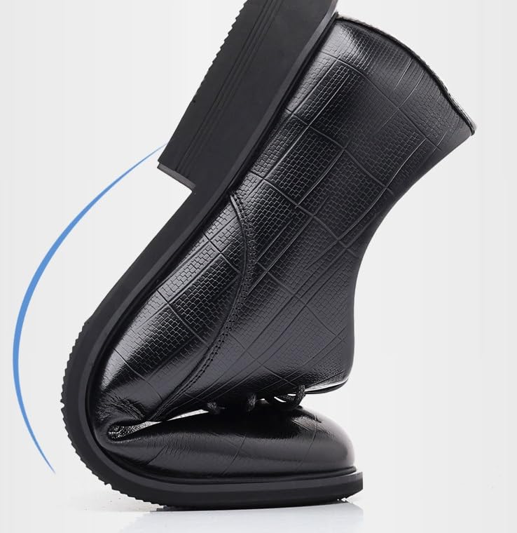 Men's Lace-Up Oxford Shoes Soft Leather Dress Shoes for Weddings Formal Fashion Wingtip Brogue Shoes3