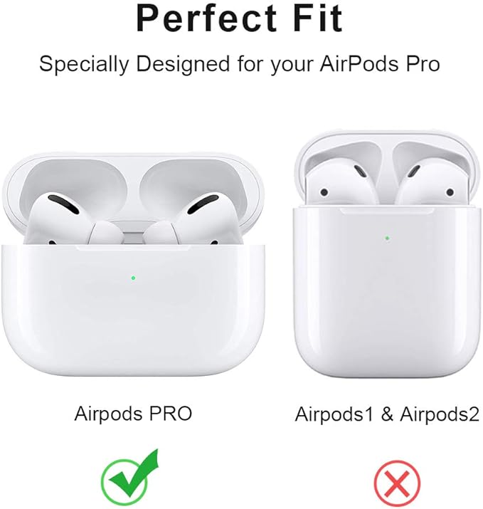Omitium Coque Pour Airpods Pro 3rd Gen 2019 Airpods Pro Transparent Housse Avec Mousqueton Supporte La Charge Sans Fil Anti Rayures Antichoc Tpu Cover Etui De Protection Pour Airpods Pro Case Amazon Fr High Tech