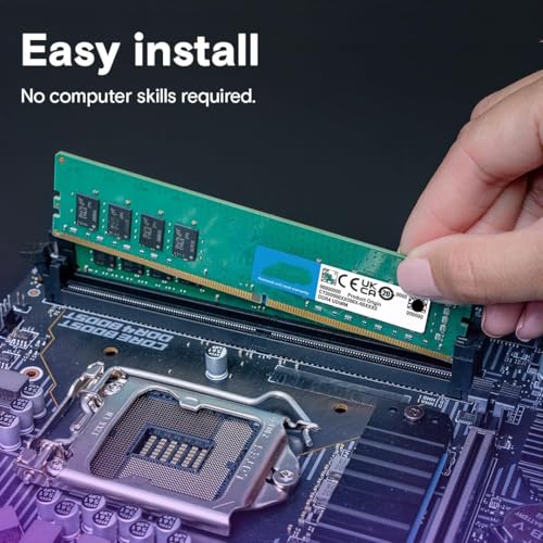 Image of 16GB DDR4 Desktop RAM | 3200MHz PC4-25600 | UDIMM 288-Pin | High-Speed Performance Memory Module | 3-Year Warranty