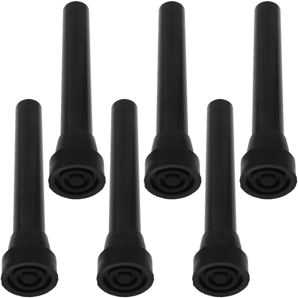 Milisten Trampoline Leg Replacement with Pad Universal Stainless Steel Trampoline Leg Tube with Anti-Slip Rubber Covers for Outdoor Parts