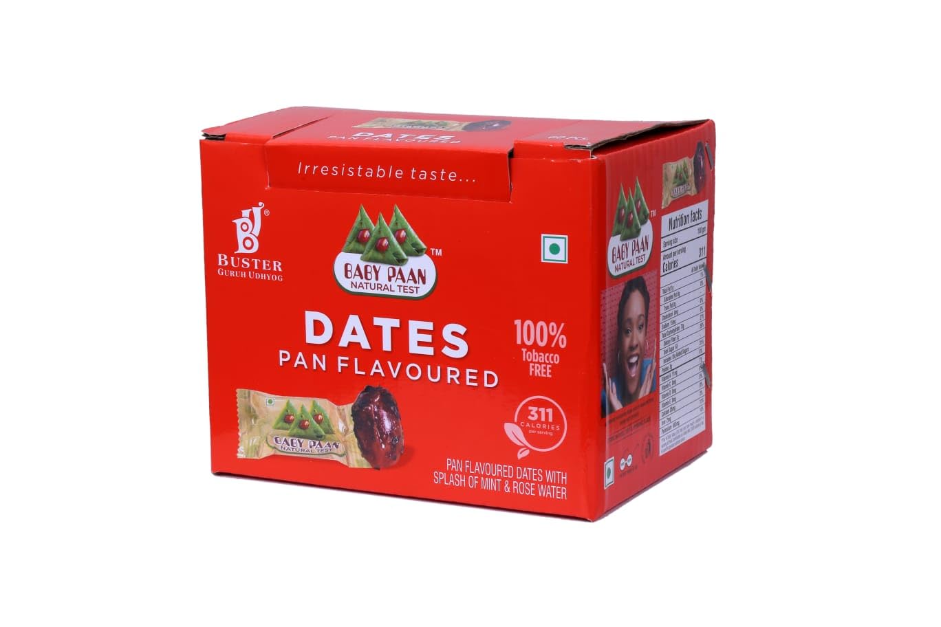 See full amazon price history chart for BABY PAAN NATURAL TEST Taste Premium Paan Chocolate Date|Khajoor|Mouth Freshner|Paan|Gluten Free |100% Tobacco Free|60Pcs*85Gms/Pc BABY PAAN NATURAL TEST Taste Premium Paan Chocolate Date|Khajoor|Mouth Freshner|Paan|Gluten Free |100% Tobacco Free|60Pcs*85Gms/Pc (B0CB65XYJB) Amazon Price History, Amazon Price Tracker