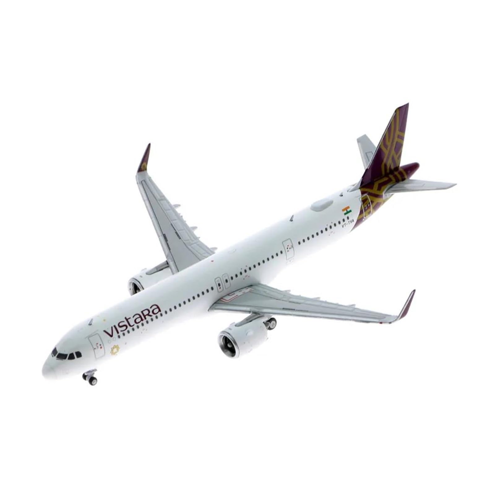 Scale Airplane Model 1:400 For Vistara Airlines Airbus A321NEO