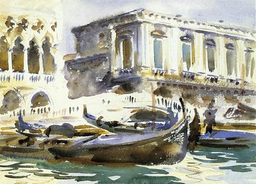 Affiche Toile Venise la prison John Singer Sargent art portrait décoration murale de salon