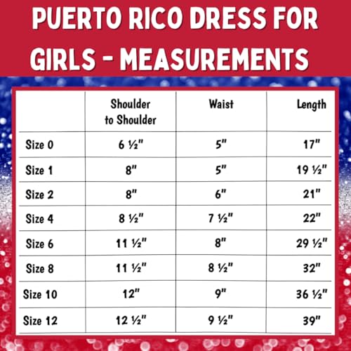 Leos Imports Ethnic Puerto Rican Boricua, Dominican, Costa Rican Colored Girls Dress4