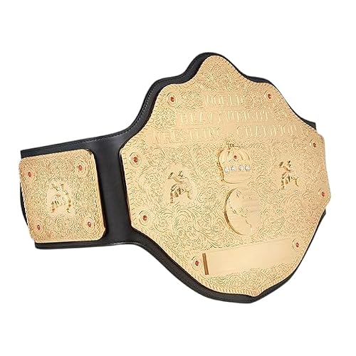 New Big Gold Championship Belt | Big Gold World Heavyweight Wrestling Replica Title Fan Belt