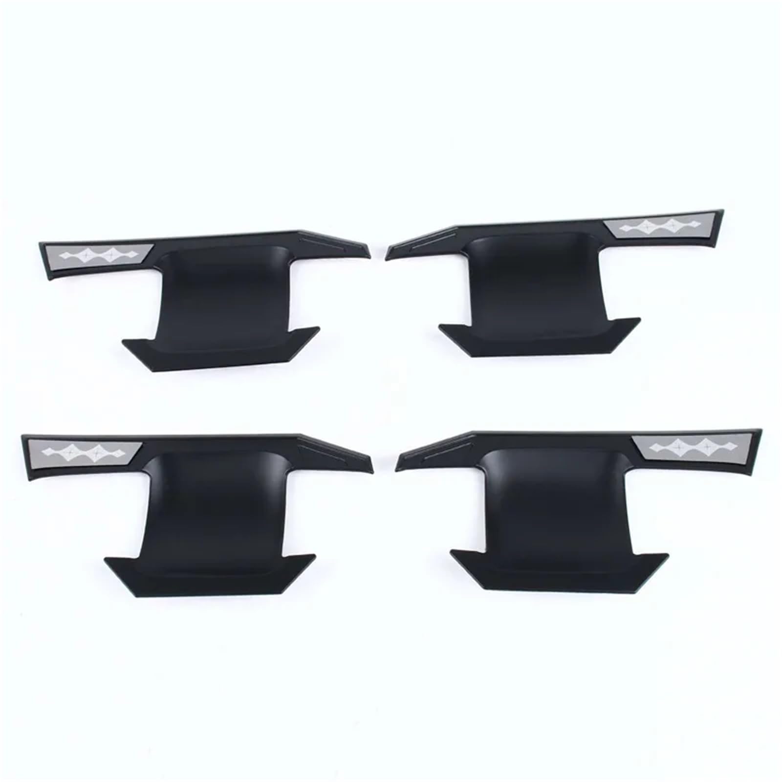 Aiwejdf Door Bowl Mute Black Exterior Door Handle Hinge Repair Kit Suitable Fit For 23 Equation Leopard 5 Car Door Handle Bowl Scratch-Proof Modification Accessories(Door Bowl Mute Black)