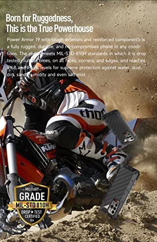 Ulefone Power Armor 19 Outdoor Handy ohne Vertrag, 108MP Triple Kamera, 12GB+256GB, 6.58'' 120Hz...