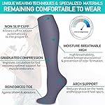 Copper Compression Socks for Women and Men(6 Pairs)-Best Support for Running, Athletic, Nursing, Travel - Image 5