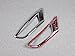 Fit For Mazda CX-3 CX3 2016 2017 2018 2019 2020 2021 Chrome Rear Fog Light Lamp Cover Trims