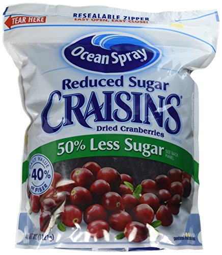 Image of Ocean Spray Reduced Sugar Craisins Dried Cranberries, 43 oz.